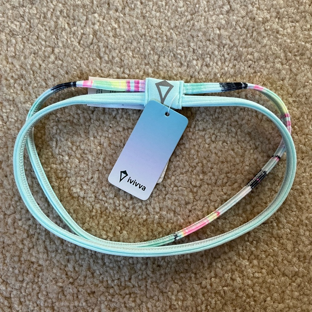Ivivva headband aquamarine blue
